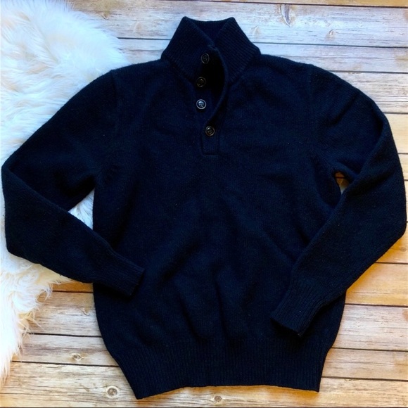 J. Crew Other - J.Crew Size S Lambswool Cashmere Mix Blue Sweater